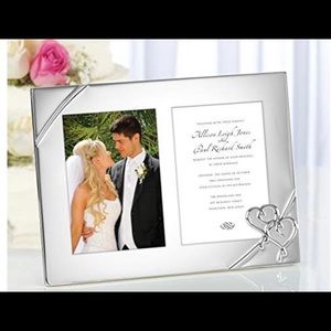 Lenox True Love double invitation frame 9in